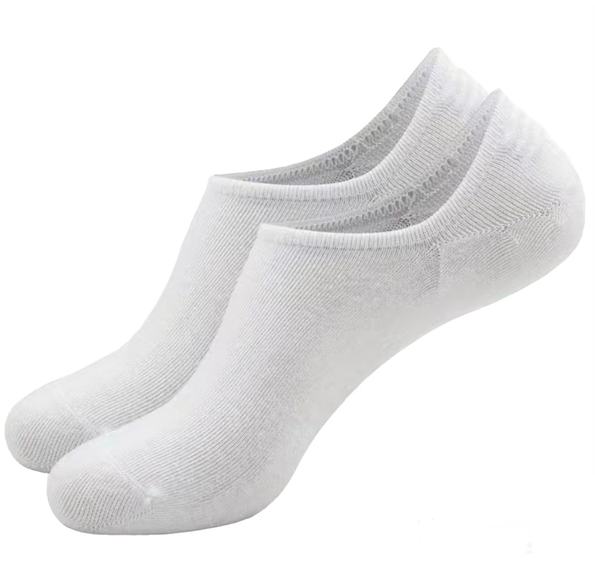 Lucchetti Socks Milano Fantasmini uomo donna cotone nero bianco grigio con silicone nel tallone 6 paia