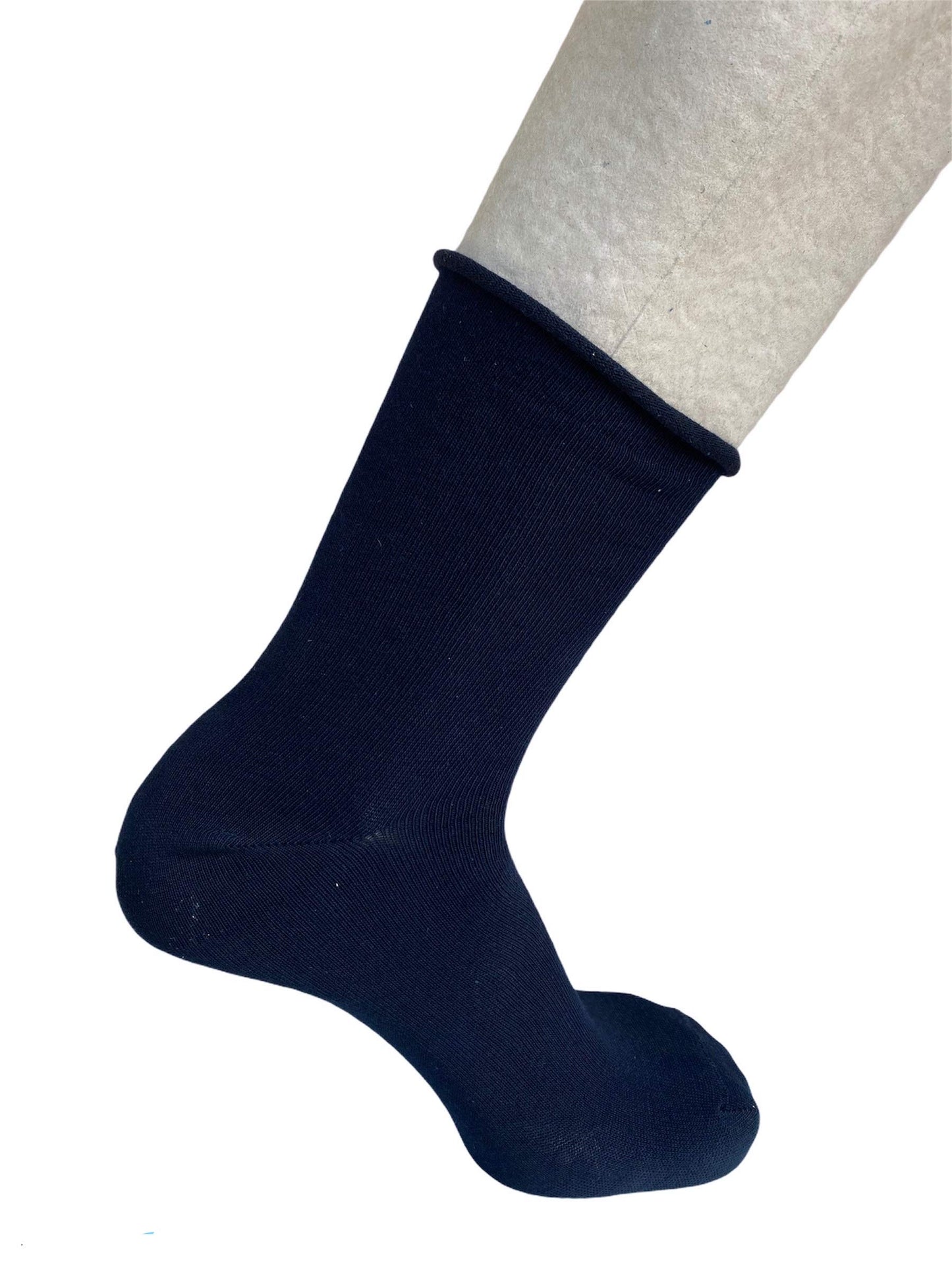 Lucchetti Socks Milano 6 PAIA calze da uomo SANITARIE caldo cotone invernali senza elastico taglio laser rimagliate Made in Italy